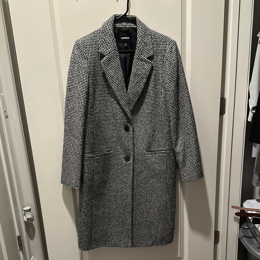 Express Houndstooth Coat